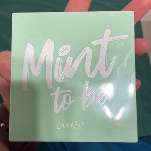 Mint to be colourpop eyeshadow palette